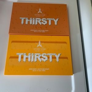 Jeffree Star discontinued pallete!! Thirsty unopened, opened one is my own.